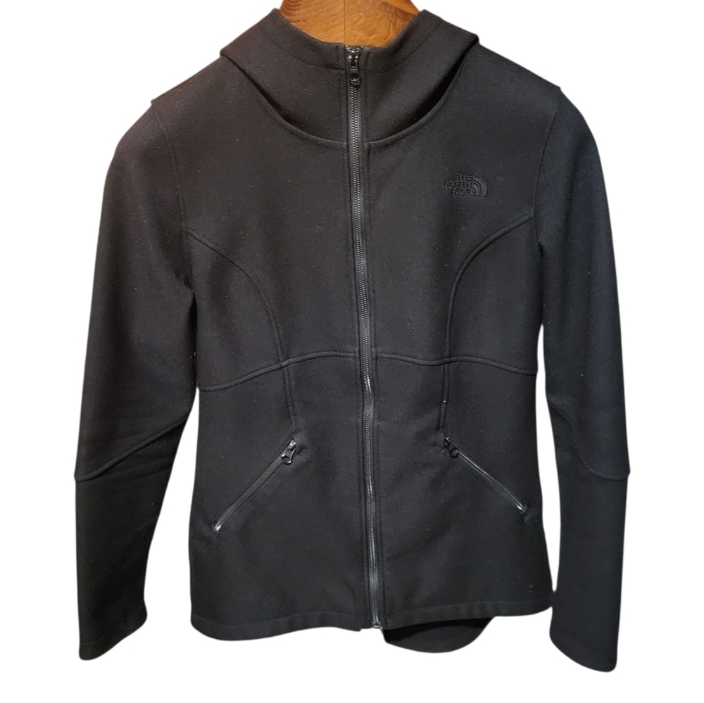 The North Face Womens Lightweight Hooded Performance Black Jacket Size Medium
